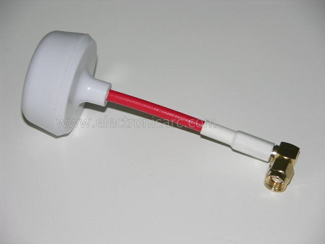 Antena Roja <b> RP-SMA 90� </B> Cloverleaf 5.8Ghz  (Tx) Compatib